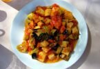 Овощное рагу с баклажанами в мультиварке (из кабачков, с мясом, картофелем)
